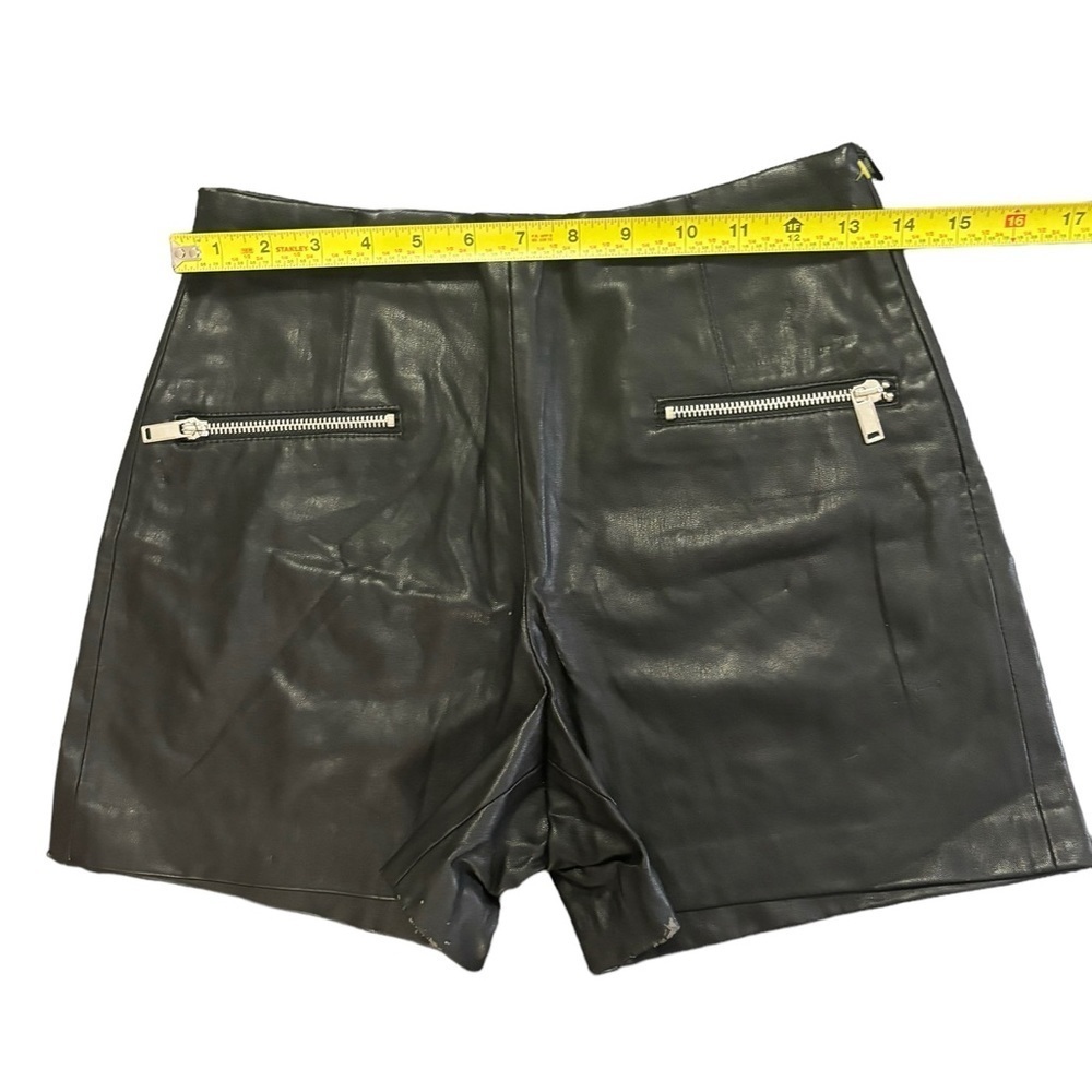 Zara faux leather mini skirt size small - Picture 7 of 11